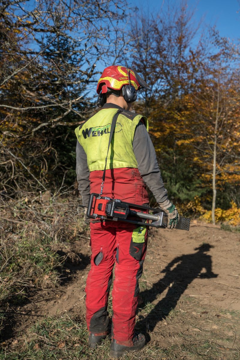 TR300 Remote Controlled Felling Wedge D.A. Hughes Forestry